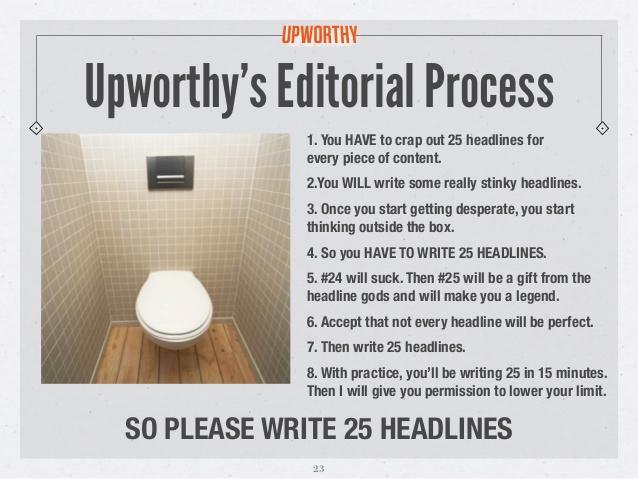 قواعد تیترهای Upworthy برای نوشتن پست وبلاگ